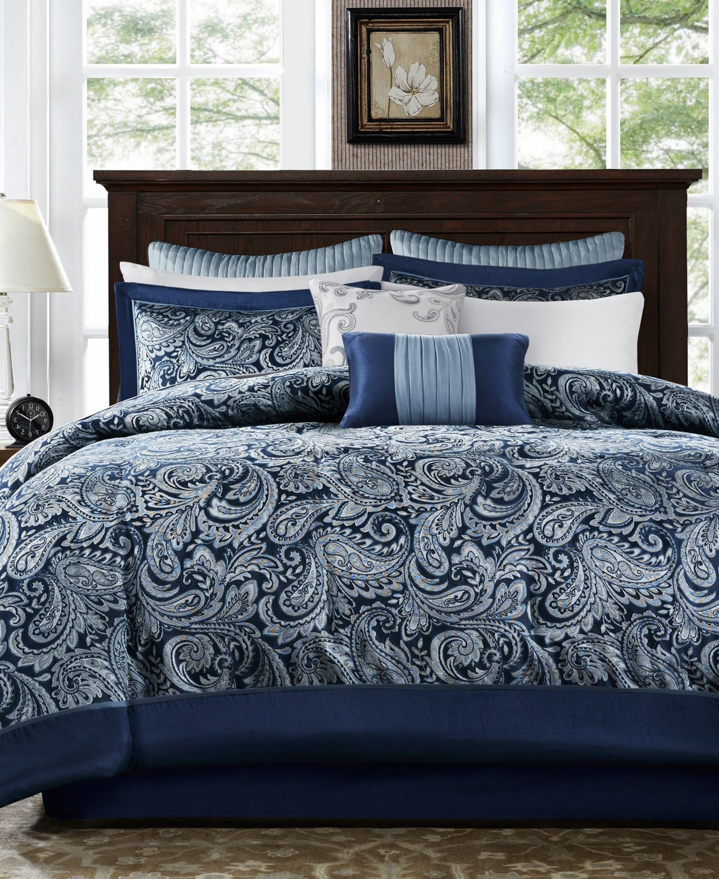 Aubrey 9-Pc. Comforter Set, Queen