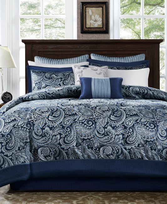 Aubrey 9-Pc. Comforter Set, Queen