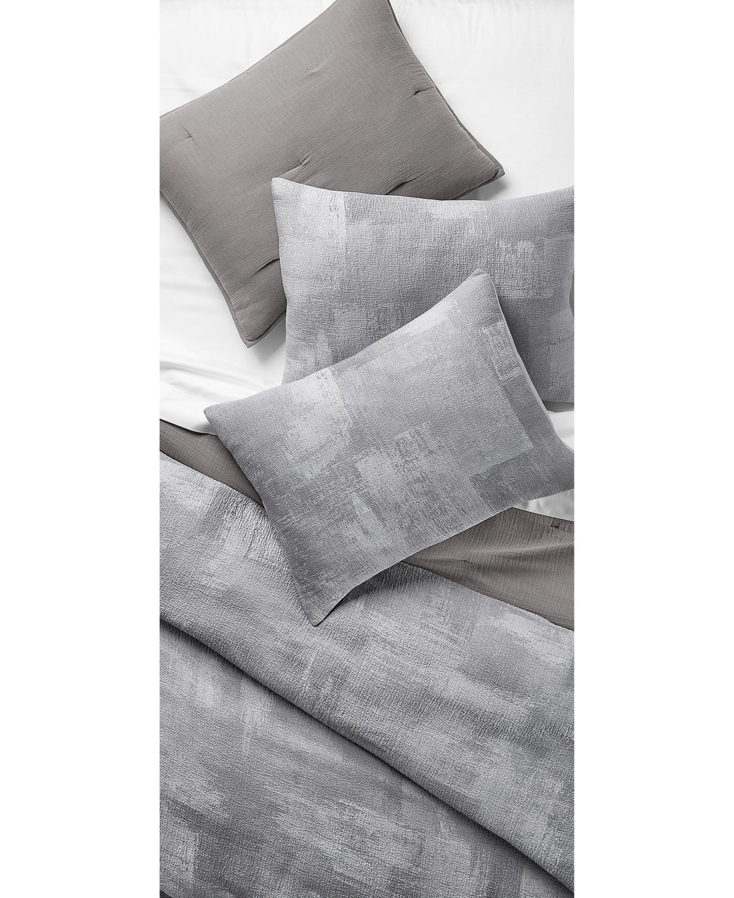 LAST ACT! Drybrush Matelasse 3-Pc. Duvet Cover Set, King