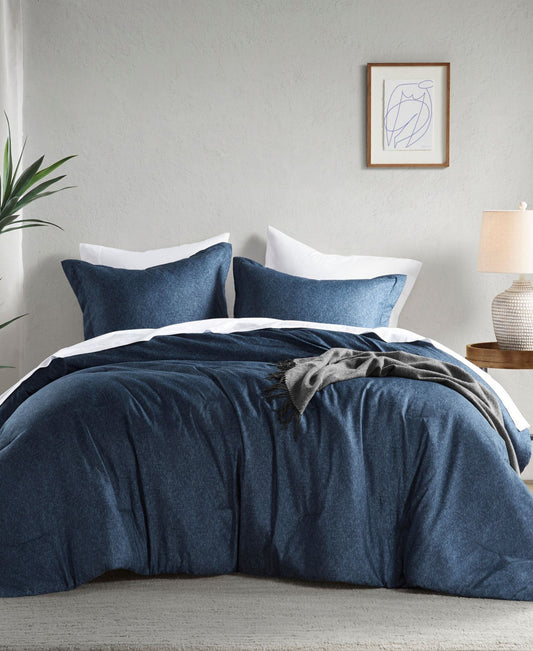 Camden Chambray Print 3-Pc. Comforter Set, Full/Queen