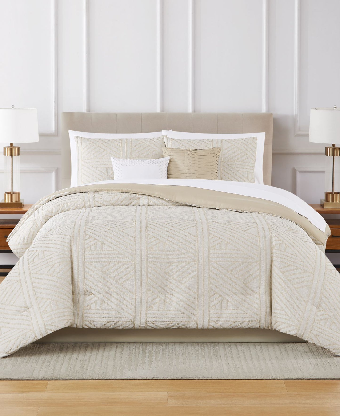 Crinkle Geo 9-Pc. Comforter Set